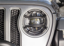 Load image into Gallery viewer, Rugged Ridge Light Covers and Guards Rugged Ridge 18-20 Jeep Wrangler JL / 2020 Jeep Gladiator JT Black Elite Headlight Guards Black