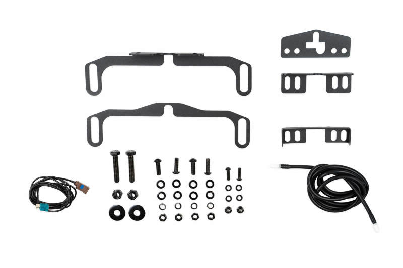 DV8 Offroad License Plate Relocation DV8 Offroad 21-23 Ford Bronco Front Camera Relocation Bracket