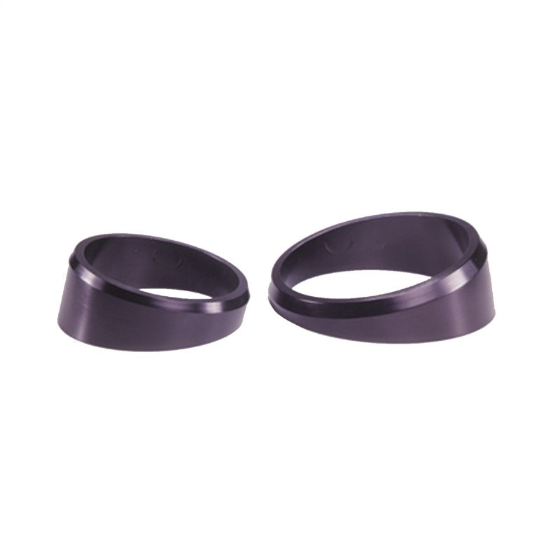 AutoMeter Gauge Pods Autometer or Autogage 2-1/16in Black Angle Rings -- 3 Pack
