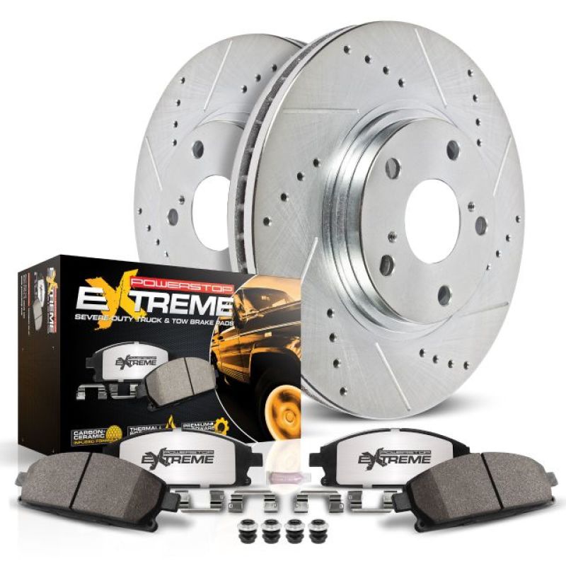 PowerStop Brake Kits - Performance D&S Power Stop 02-06 Chevrolet Avalanche 2500 Rear Z36 Truck & Tow Brake Kit