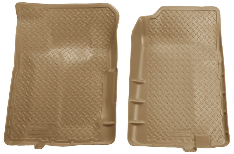 Husky Liners Floor Mats - Rubber Husky Liners 92-94 Chevy Blazer/GMC Yukon Full Size (2DR) Classic Style Tan Floor Liners