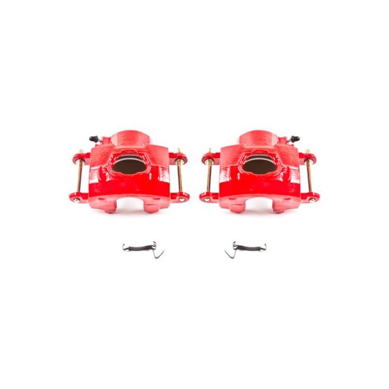 PowerStop Brake Calipers - Perf Power Stop 94-96 Chevrolet Impala Front Red Calipers w/o Brackets - Pair