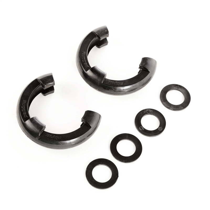 Rugged Ridge Shackle Kits Rugged Ridge Black 7/8in D-Ring Isolator Kit