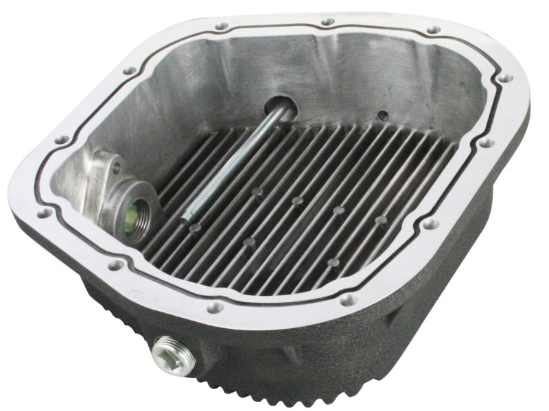 aFe Diff Covers aFe Power Rear Differential Cover (Machined) 12 Bolt 9.75in 11-13 Ford F-150 EcoBoost V6 3.5L (TT)