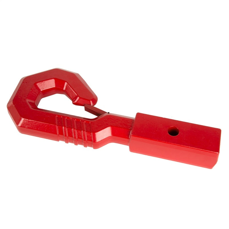 Rugged Ridge Tow Hooks Rugged Ridge Elite Giga Red Hook 2 inch Receiver