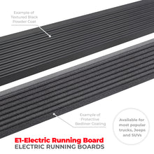 Load image into Gallery viewer, Go Rhino Running Boards Go Rhino 19-23 Chev Silverado 1500 &amp; 20-23 25/3500HD CC 4dr E-BOARD E1 Running Board Kit - Tex. Blk