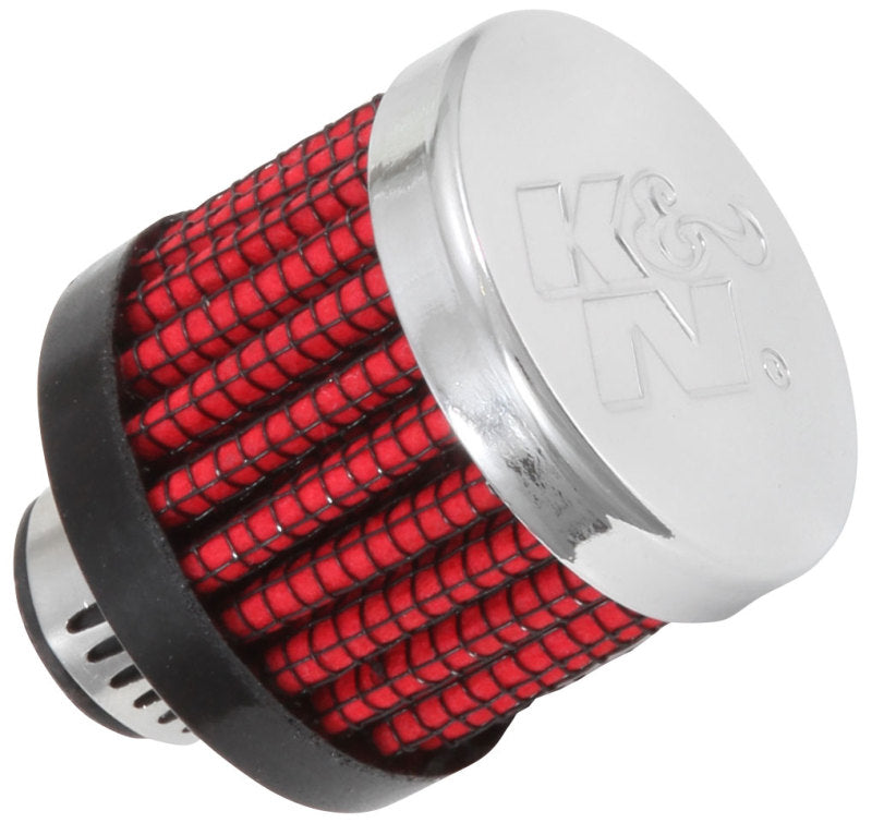 K&N Engineering Air Filters - Universal Fit K&N .315/.431 Flange 1 3/8 inch OD 1.5 inch H Clamp On Crankcase Vent Filter