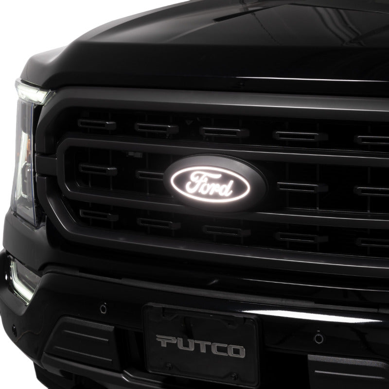 Putco Light Bars & Cubes Putco 2023 Ford F-150 Front Luminix Ford LED Emblem - w/Camera CutOut w/o Spray Washer