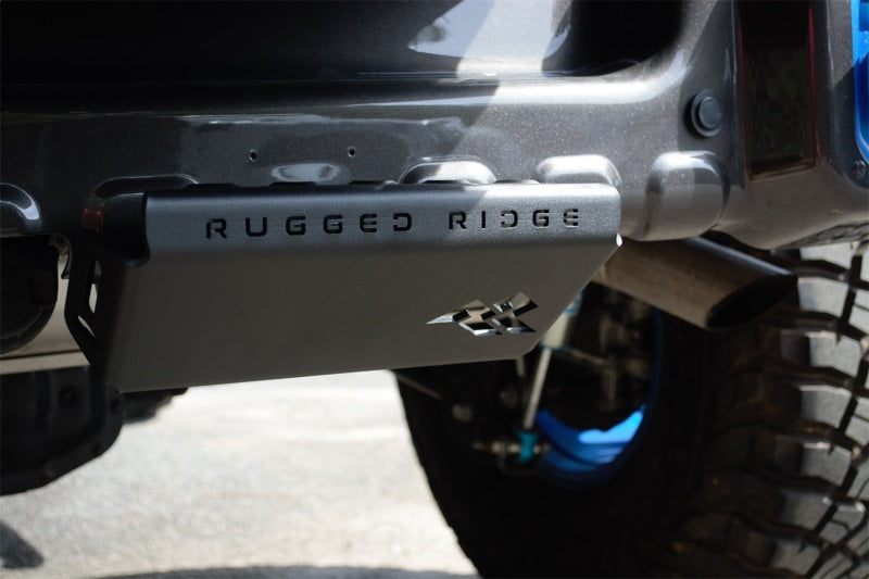 Rugged Ridge Skid Plates Rugged Ridge 07-23 Jeep Wrangler JK/JKU/JL/JLU & 20-23 Gladiator Hitch Skid Plate 2in. Rec - Tex Blk
