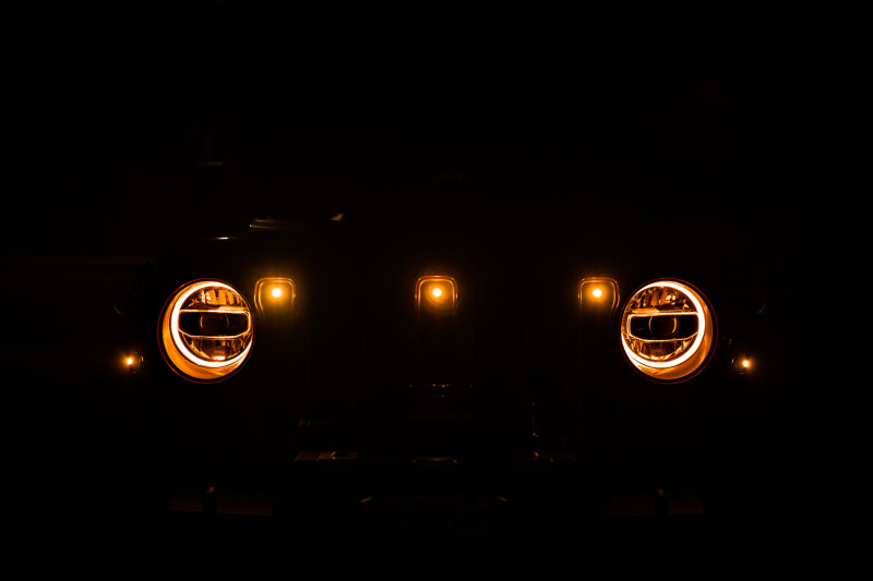 DV8 Offroad Grilles DV8 Offroad 2018+ Jeep JL Grill Amber Marker Lights