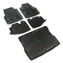 Load image into Gallery viewer, Rugged Ridge Floor Mats - Rubber Rugged Ridge Floor Liner Front/Rear/Cargo Black 1997-2006 Jeep Wrangler TJ
