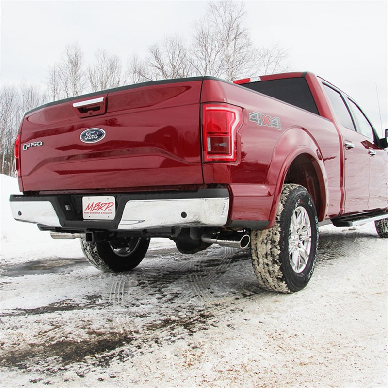 MBRP Catback MBRP 2015 Ford F-150 5.0L 3in Cat Back Dual Split Side Exit AL Exhaust System