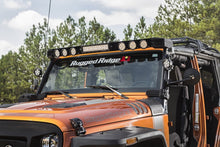 Load image into Gallery viewer, Rugged Ridge Light Bars &amp; Cubes Rugged Ridge 07-18 Jeep Wrangler JK Elite Fast Track Windshield Light Bar Mount w/ Crossbar