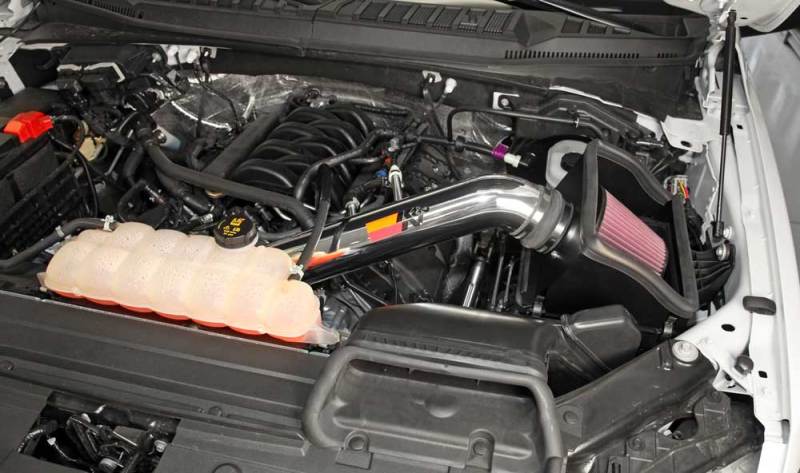 K&N Engineering Cold Air Intakes K&N 15 Ford F150 5.0L V8 F/I High Flow Performance Intake Kit