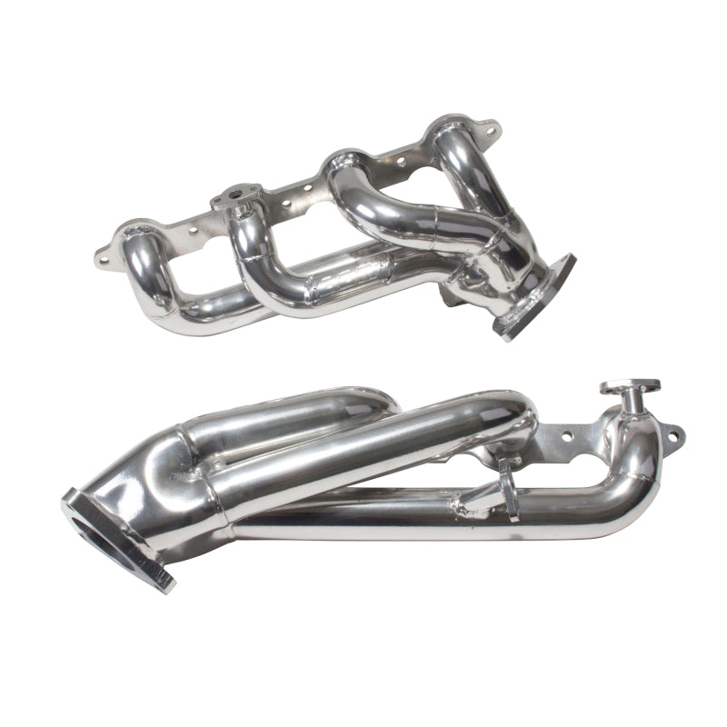 BBK Headers & Manifolds BBK 99-04 GM Truck SUV 4.8 5.3 Shorty Tuned Length Exhaust Headers - 1-3/4 Silver Ceramic