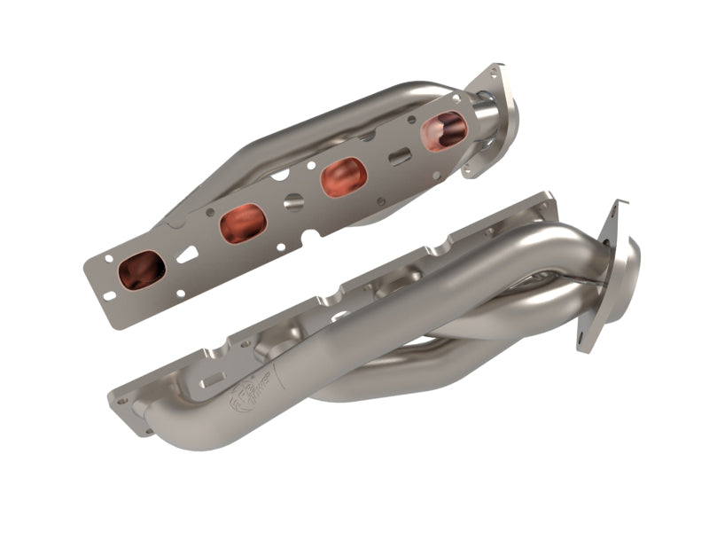 aFe Headers & Manifolds aFe Twisted Steel 11-21 Jeep Grand Cherokee (WK2) 5.7L V8 Headers - Titanium (Ceramic Coated)