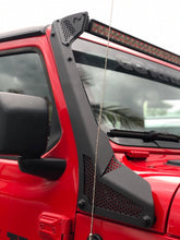 Load image into Gallery viewer, Go Rhino Light Mounts Go Rhino 18-20 Jeep Wrangler JL/JLU/Gladiator JT XE Windshield Light Bar Mount - 50in Single Row