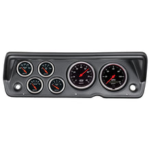 Load image into Gallery viewer, AutoMeter Gauges Autometer Designer Black 70-76 Duster/Demon/Dart Dash Kit 6pc Tach / MPH / Fuel / Oil / WTMP / Volt