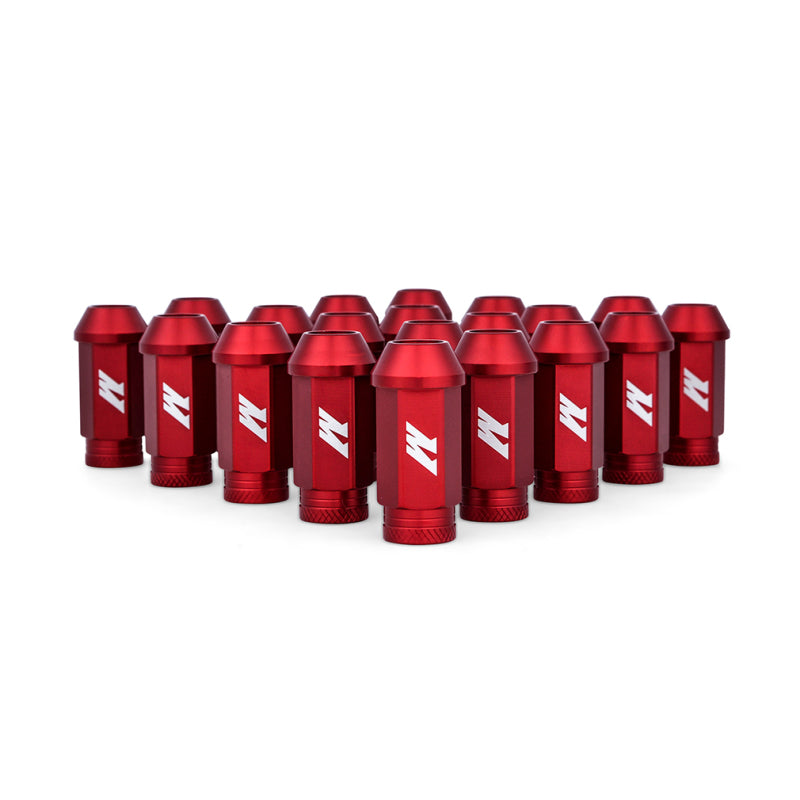 Mishimoto Lug Nuts Mishimoto Aluminum Locking Lug Nuts M12x1.25 20pc Set Red