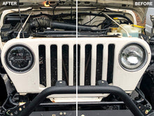 Load image into Gallery viewer, Raxiom Headlights Raxiom 97-18 Jeep Wrangler TJ/JK Axial Series LED Headlights- Black Housing (Clear Lens)