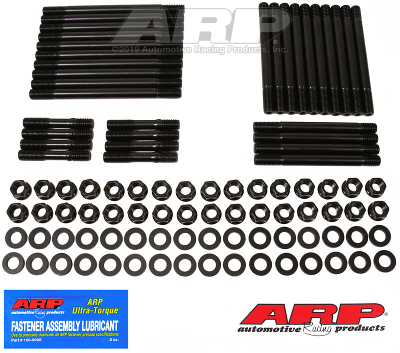 ARP Head Stud & Bolt Kits ARP Chevy Big Block MKIV w/ Merlin Heads 8 long Exhaust Stud Undercut Hex Head Stud Kit