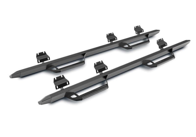 N-Fab Nerf Bars N-Fab 2022 Toyota Tundra Crew Max Cab All Beds SRW Predator Pro Steps Textured Black w/o Bed Access