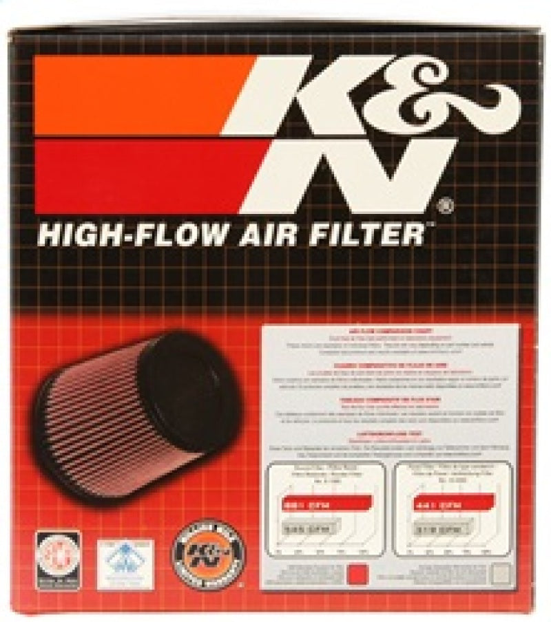K&N Engineering Air Filters - Drop In K&N Universal Filter 3 inch Flange 6 inch Base 5 1/4 inch Top 5 inch Height w/ Polished Top