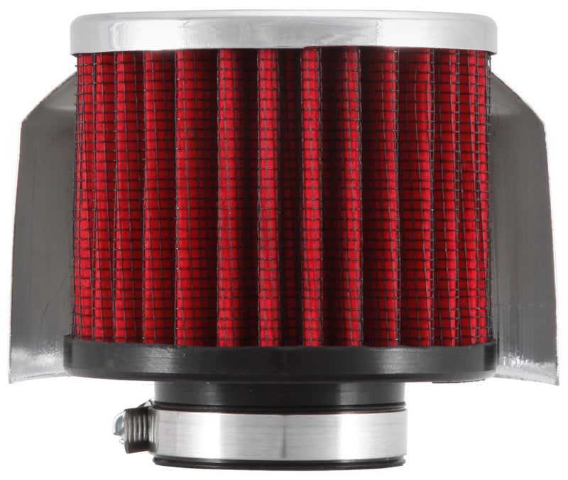 K&N Engineering Air Filters - Universal Fit K&N 1.375in Flange ID x 3in OD x 2.5in Height Clamp On Crankcase Vent Filter
