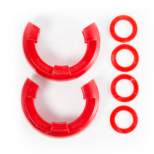 Load image into Gallery viewer, Rugged Ridge Shackle Kits Rugged Ridge Red 7/8in D-Ring Isolator Kit