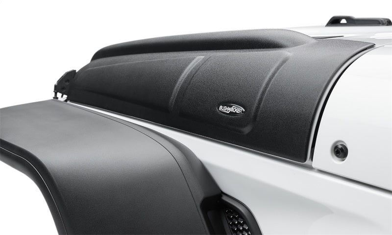 Bushwacker Body Armor & Rock Rails Bushwacker 18-22 Jeep Wrangler 2/4dr / 20-22 Jeep Gladiator Trail Armor Hood Armor (3pc) - Tex. Blk