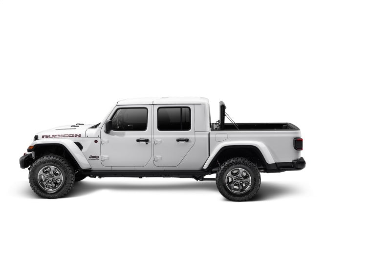 Rugged Ridge Tonneau Covers - Hard Fold Rugged Ridge Armis Hard Folding With LINE-X Bed Cover 2020 JT