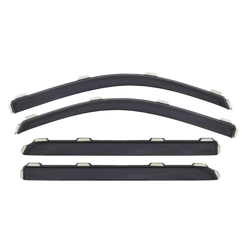 AVS Wind Deflectors AVS 07-18 Toyota Tundra Crewmax Ventvisor In-Channel Front & Rear Window Deflectors 4pc - Smoke