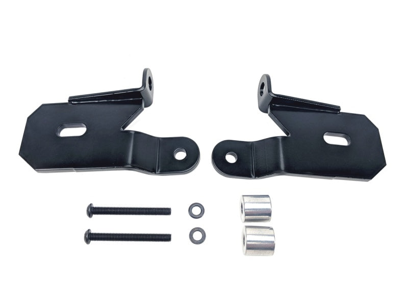 KC HiLiTES Light Mounts KC HiLiTES 18-19 Jeep Wrangler JL A-Pillar Light Mount Bracket Set (Pair) - Black