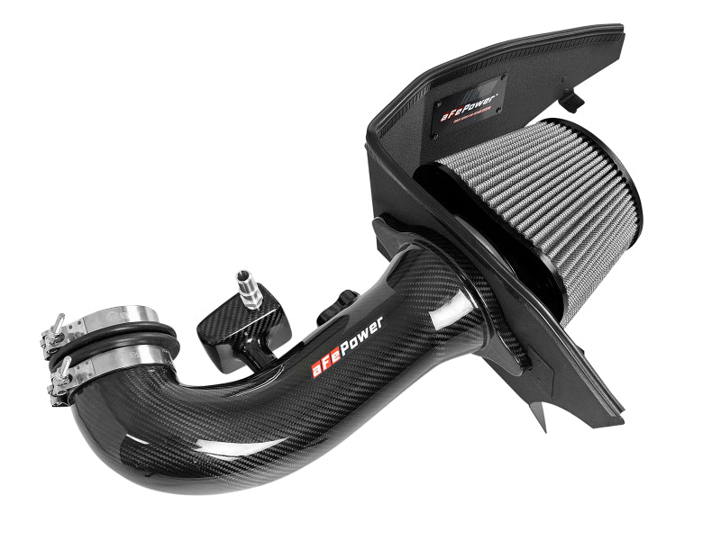 aFe Cold Air Intakes aFe 19-21 GM Trucks 5.3L/6.2L Track Series Carbon Fiber Cold Air Intake System W/ Pro Dry S Filters