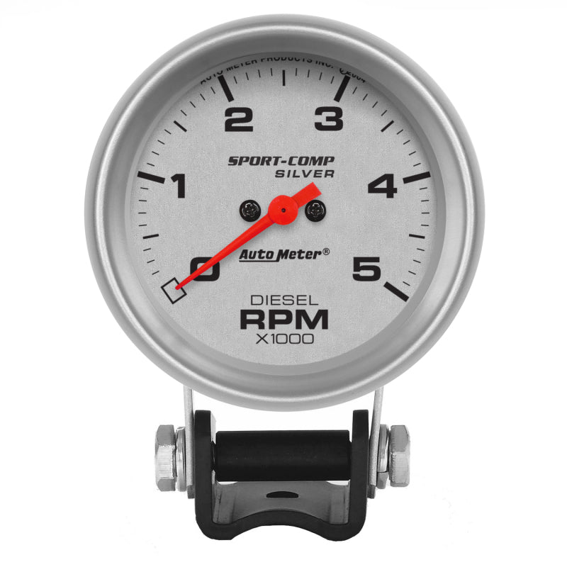 AutoMeter Gauges Autometer Ultra-Lite 2-5/8in Pedestal Diesel Tachometer 0-5000 RPM