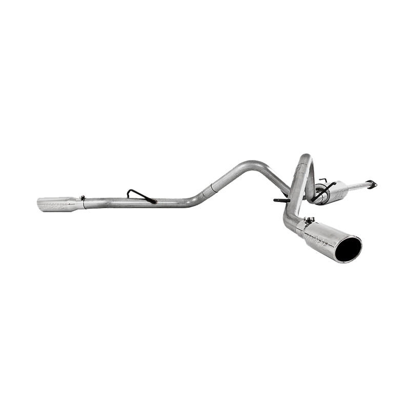 MBRP Catback MBRP 05-13 Toyota Tacoma 4.0L EC/CC AL Dual Split Side Cat Back Exhaust
