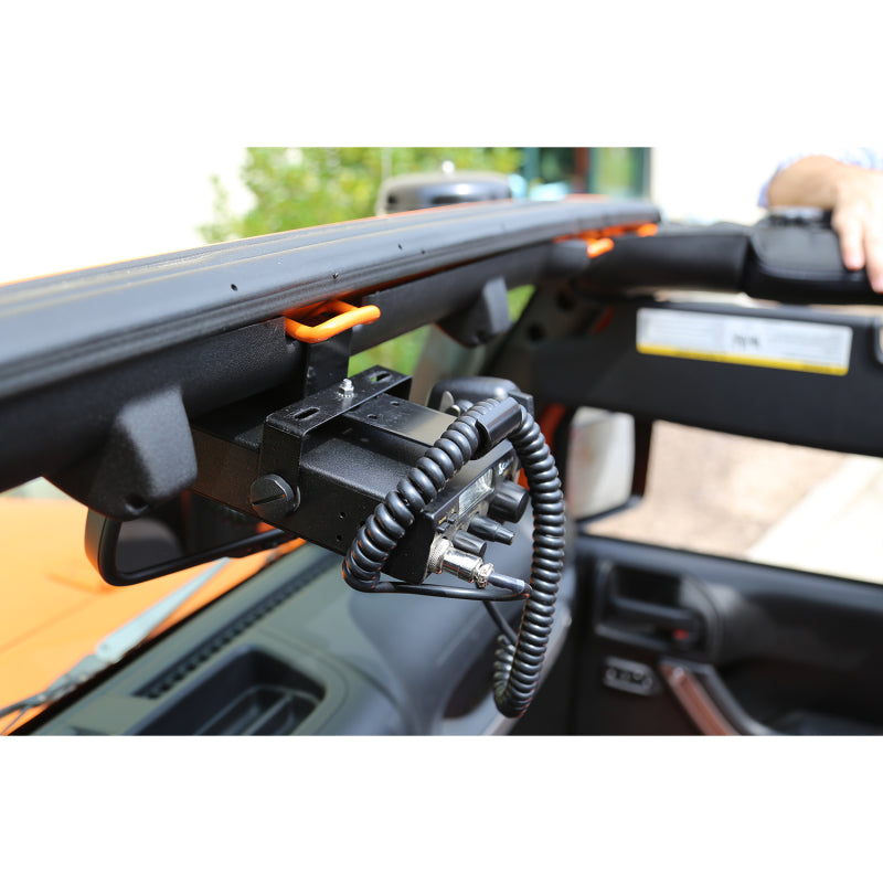 Rugged Ridge Brackets Rugged Ridge CB Radio Mount 07-18 Jeep Wrangler JK