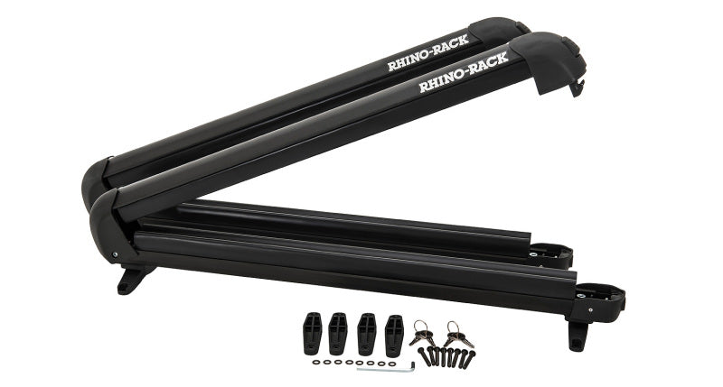 Rhino-Rack Winter Sport Racks Rhino-Rack Universal Ski/Snowboard Carrier - Fits 6 Pairs of Skis or 4 Snowboards - Black