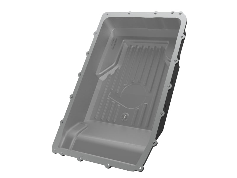 aFe Diff Covers aFe 17-24 Ford F-150 10R60/10R80 Pro Series Rear Transmission Pan Black w/ Machined Fins