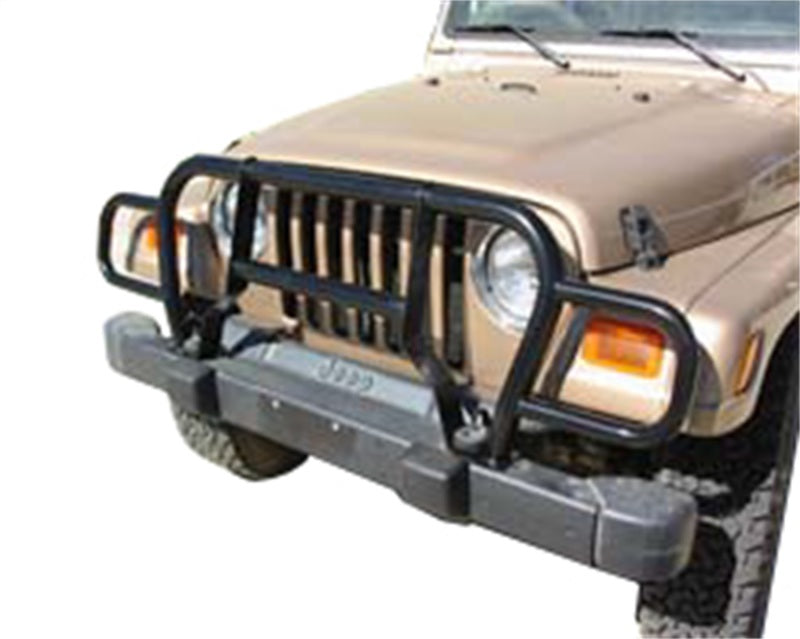 Rampage Grilles Rampage 1987-1995 Jeep Wrangler(YJ) Headlight Euro Grill Guard - Black