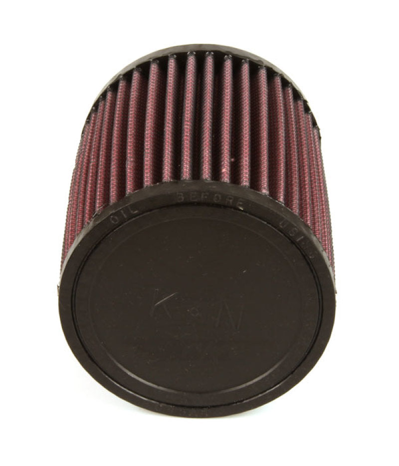 K&N Engineering Air Filters - Universal Fit K&N Universal Rubber Filter 3 inch 5 Degree FLG 4 1/2 inch OD 5 inch Height