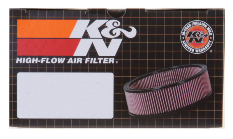 K&N Engineering Air Filters - Drop In K&N Custom Air Filter Round 5.25 inch ID 6.25 inch OD 2.5 inch Height