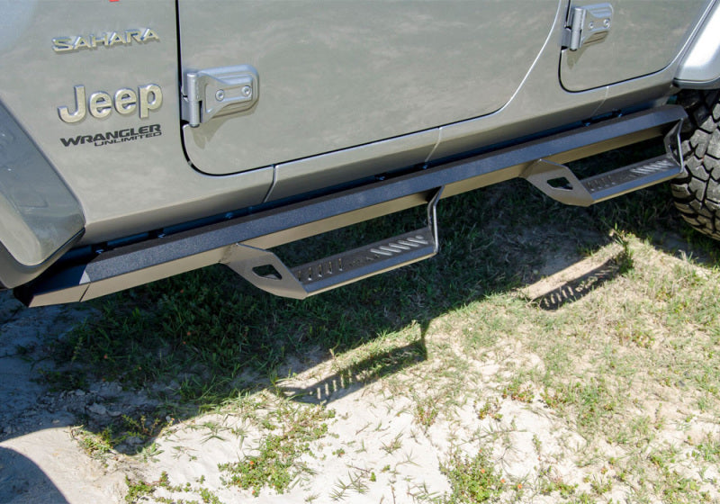 N-Fab Nerf Bars N-Fab Predator Pro Step System 2018 Jeep Wrangler JL 4 Door SUV - Tex. Black