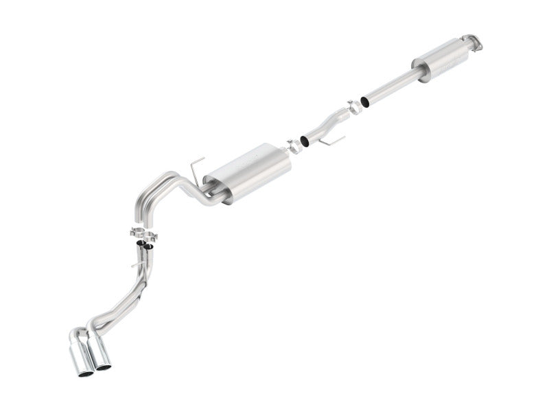 Borla Catback Borla 15-16 Ford F-150 3.5L EcoBoost Ext. Cab Std. Bed Catback Exhaust Touring Truck Side Exit