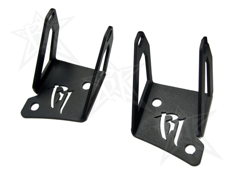 Rigid Industries Light Mounts Rigid Industries Jeep JK - A-Pillar Mount Kit - Mounts set of Dually/D2