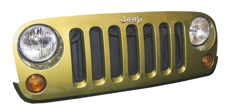 DV8 Offroad Grilles DV8 Offroad 2007-2018 Jeep JK Black Mesh Grille