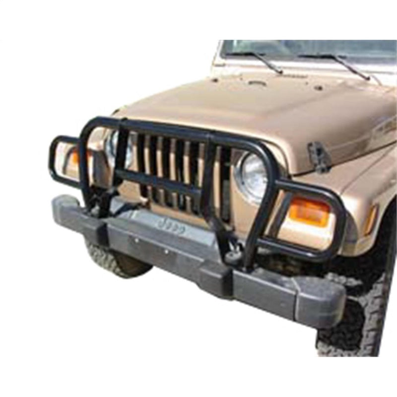 Rampage Grilles Rampage 1987-1995 Jeep Wrangler(YJ) Headlight Euro Grill Guard - Black