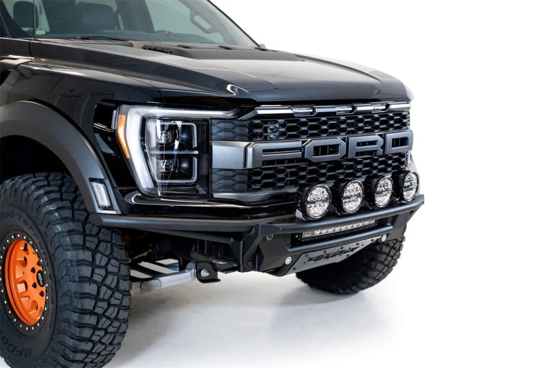 Addictive Desert Designs Bumpers - Steel Addictive Desert Designs 21-22 Ford Raptor PRO Bolt-On Add-On Light Hoop (Req F218102070103)