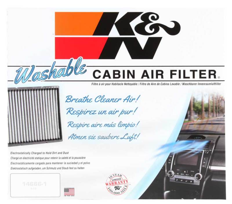 K&N Engineering Cabin Air Filters K&N 11-16 Jeep Grand Cherokee / 11-16 Dodge Durango Cabin Air Filter