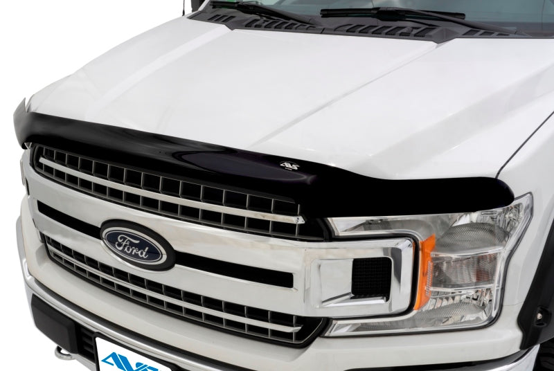 AVS Stone/Bug Deflectors AVS 17-18 Chrysler Pacifica High Profile Bugflector II Hood Shield - Smoke